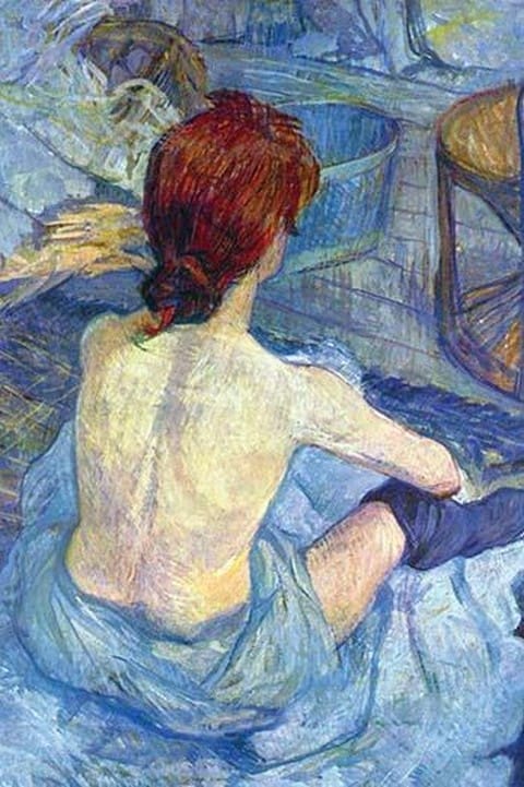 Rousse (La Toilette) by Henri de Toulouse-Lautrec - Art Print