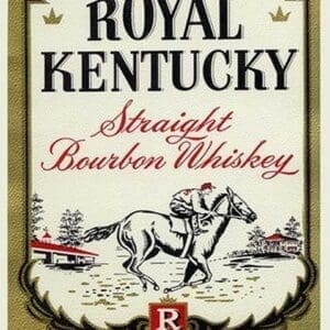 Royal Kentucky Straight Bourbon Whiskey - Art Print