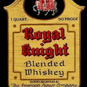 Royal Knight Blended Whiskey - Art Print