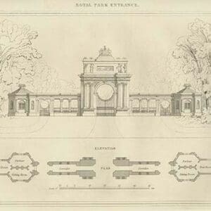 Royal Park Entrance by Richard Brown - Art Print