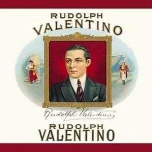 Rudolph Valentino Cigars - Art Print