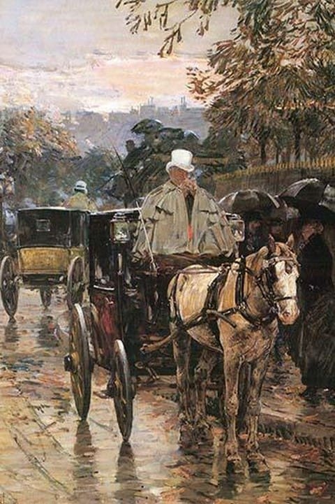 Rue Bonaparte by Frederick Childe Hassam - Art Print