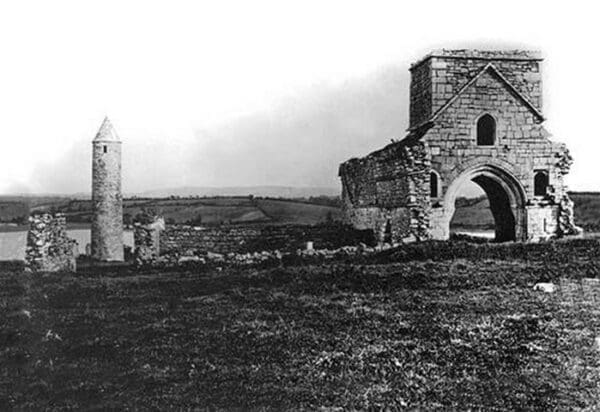 Ruins on Devenish Island - Art Print