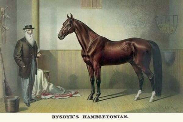 Rysdyk's Hambletonian by Currier & Ives - Art Print