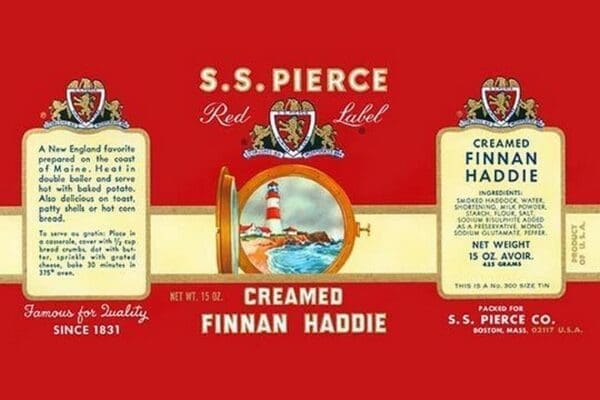 S.S. Pierce Creamed Finnan Haddie - Art Print