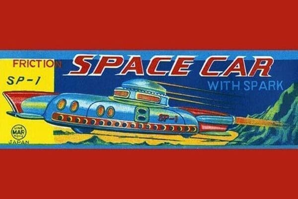 SP-1 Friction Space Car - Art Print