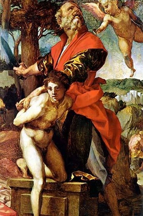 Sacrifice of Isaac by Andrea Del Sarto - Art Print