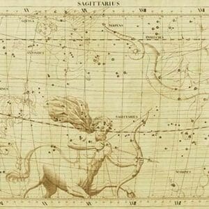 Sagittarius by Sir John Flamsteed - Art Print