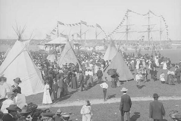 Saint Mary's [i.e. Sault Sainte Marie] Canal celebration - Art Print