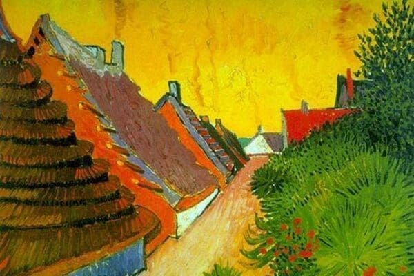 Saintes-Maries Road through the Town by Vincent van Gogh - Art Print