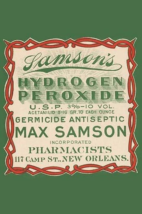 Samson's Hydrogen Peroxide - Art Print