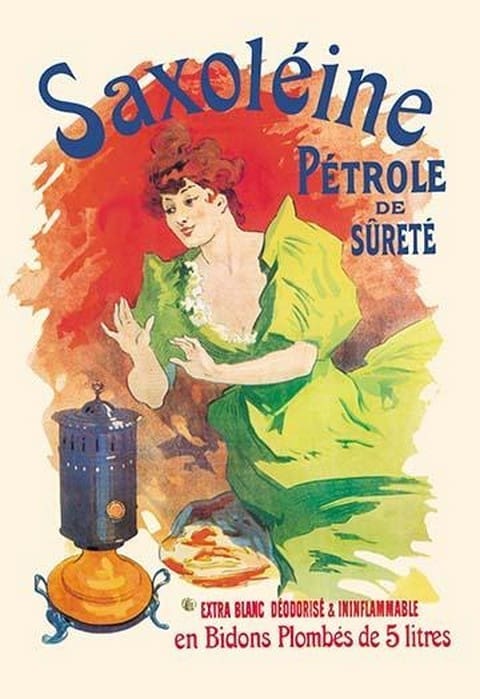 Saxoleine Petrole de Surete Extra Blanc by Jules Cheret - Art Print