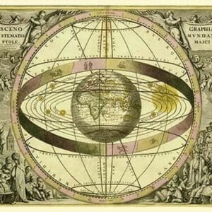 Sceno Systematis Ptolemaici by Andreas Cellarius - Art Print