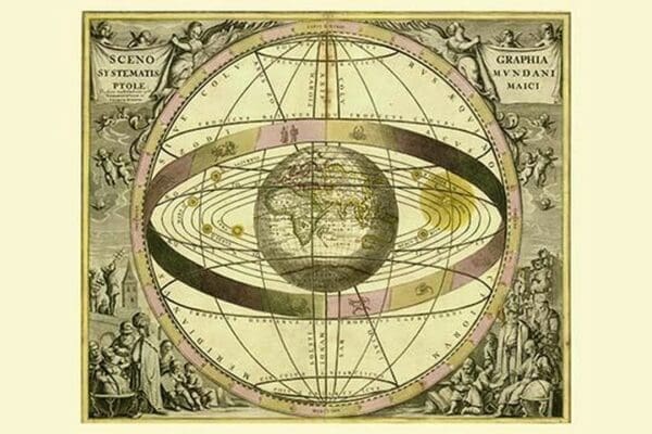 Sceno Systematis Ptolemaici by Andreas Cellarius - Art Print