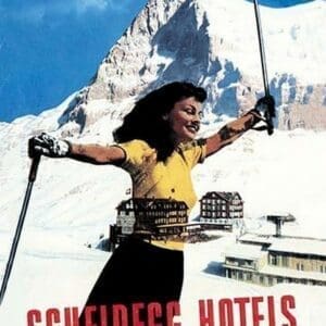 Scheidegg Hotels by werner muhlemann - Art Print