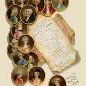 School For Scandal: Playbill by Lucius Rossi - Art Print