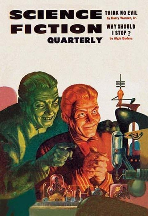 Science Fiction Quarterly: Diabolical Scheming - Art Print