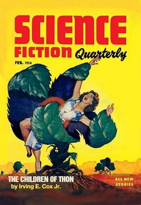 Science Fiction Quarterly: Killer Plants - Art Print