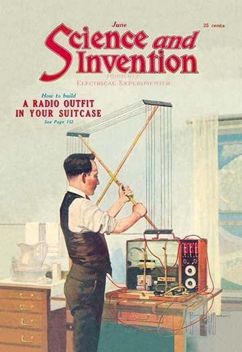 Science and Invention: How to Build a Radio Outfit in Your Suitcase - Art Print