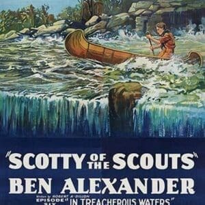 Scotty of the Scouts - In Treacherous Waters - Art Print