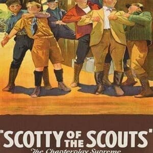 Scotty of the Scouts -In Treacherous Waters - Art Print