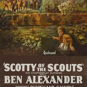 Scotty of the Scouts - Quicksand Canyon - Art Print