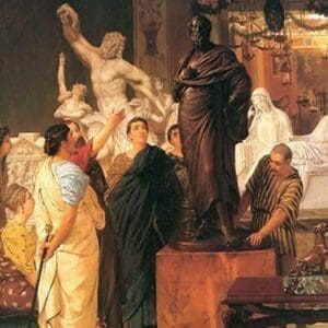 Sculpture Gallery by Sir Lawrence Alma-Tadema - Art Print