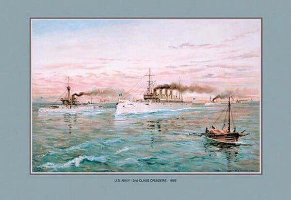 Second Class Cruisers #2 by Werner - Art Print