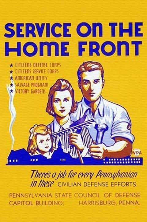 Service on the Home Front by Louis Hirshman - Art Print