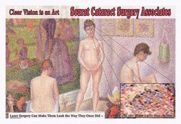 Seurat Cataract Surgery Associates by Wilbur Pierce - Art Print