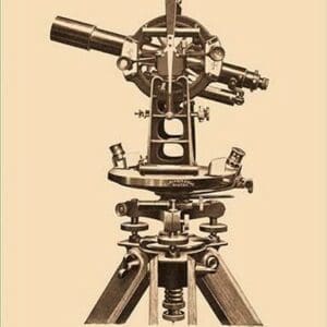 Seven-Inch Complete Transit-Theodolite - Art Print