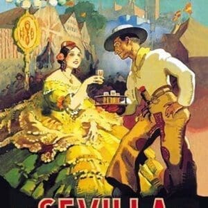 Sevilla Centenario de la Feria de Abril by N.C. Wyeth - Art Print