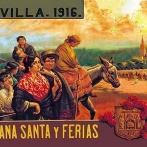 Sevilla Semania Santa y Ferias by N.C. Chilberg - Art Print