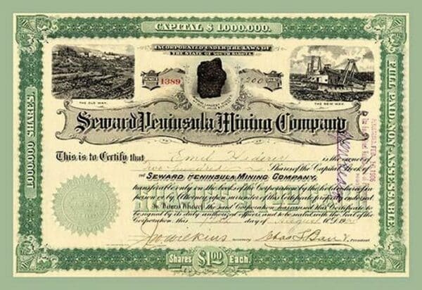 Seward Peninsula Mining Company - Art Print