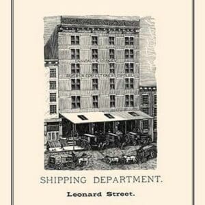 Shipping Department of Crandall & Godley - Art Print