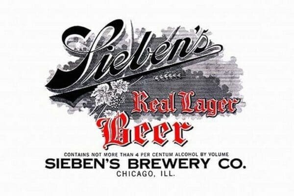 Sieben's Real Lager Beer - Art Print