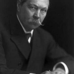 Sir Arthur Conan Doyle by Bains News Service - Art Print