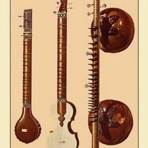 Sitars and Vina by Theodore Thomas - Art Print