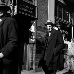 Skid Row by Dorothea Lange - Art Print