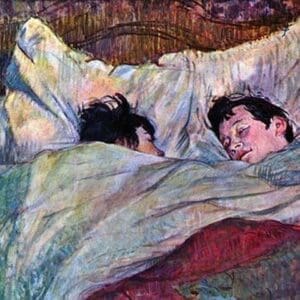 Sleeping by Henri de Toulouse-Lautrec - Art Print