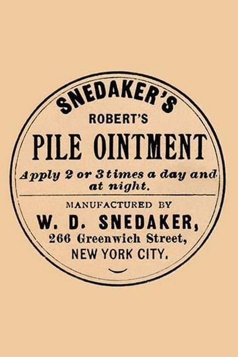 Snedaker's Robert's Pile Ointment - Art Print