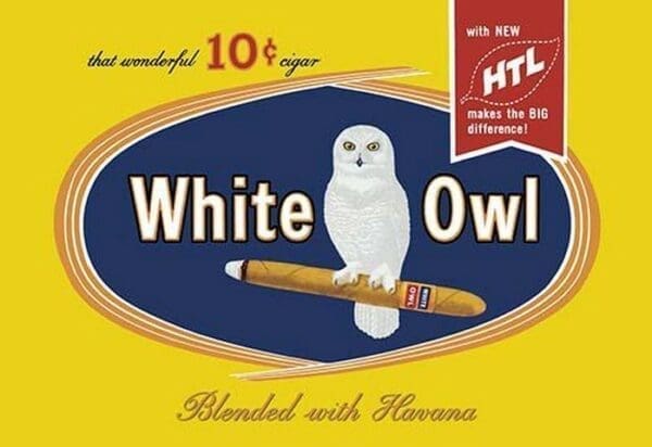 Snow Owl Cigars - Art Print