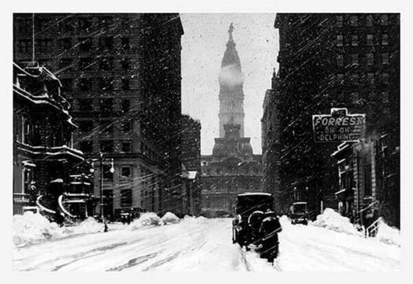 Snow at City Hall