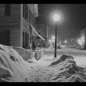 Snowy Night in Woodstock