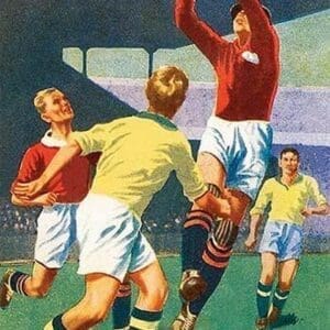 Soccer Match - Art Print