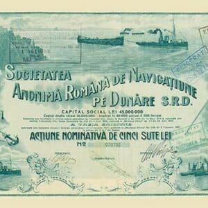 Societatea Anonima Romana de Navigatiune - Art Print