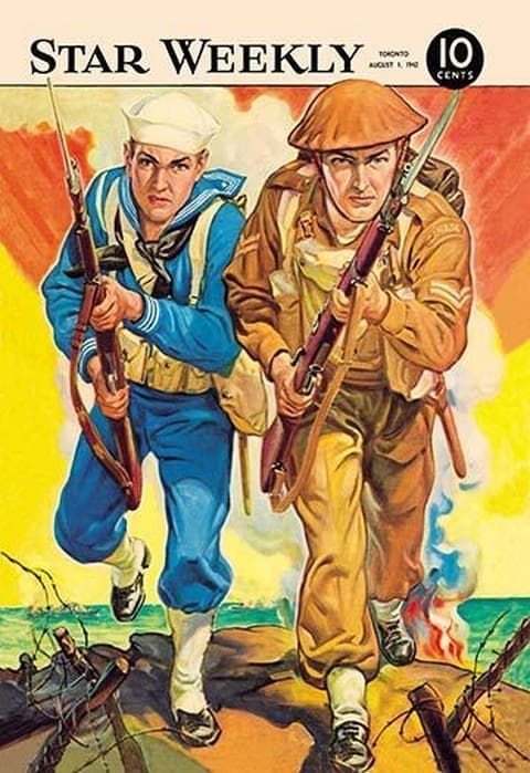 Soldier and Sailor - Art Print