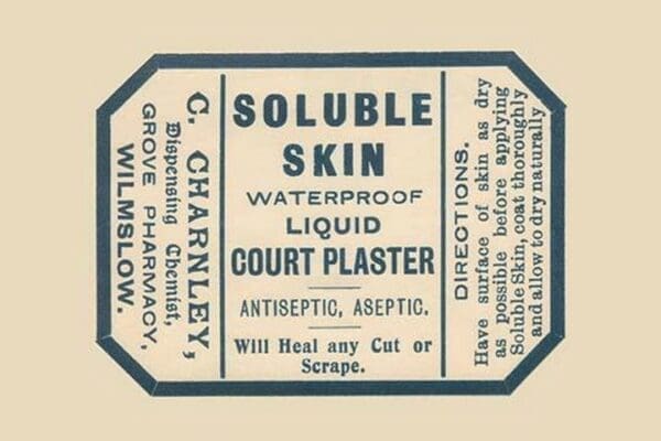 Soluble Skin Court Plaster - Art Print