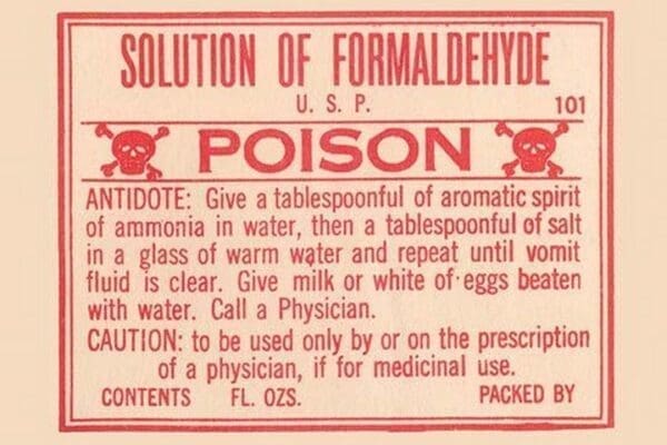 Solution of Formaldehyde - Art Print