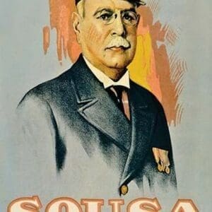 Sousa and His Band - Art Print